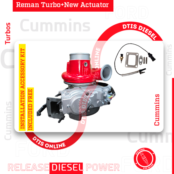 CUMMINS ISX12 #2882110NX HE400VG/HE431VE REBUILT TURBO DIESEL - $2,900.00+$600.00 CORE DEPOSIT - NEW CALIBRATED ACTUATOR & INSTALLATION ACCESSORY KIT INCLUDED <b style="color: red;">(Offer $2,465 + $600 Core)</b>