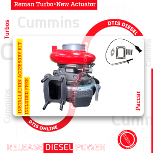 CUMMINS 6.7 REBUILT TURBO #2881708RX (2007-2012) HE300VG/HE351VE – $2,900.00+$600.00 CORE – NEW CALIBRATED ACTUATOR & INSTALLATION ACCESSORY KIT INCLUDED <b style="color: red;">(Offer $2,465 + $600 Core)</b>
