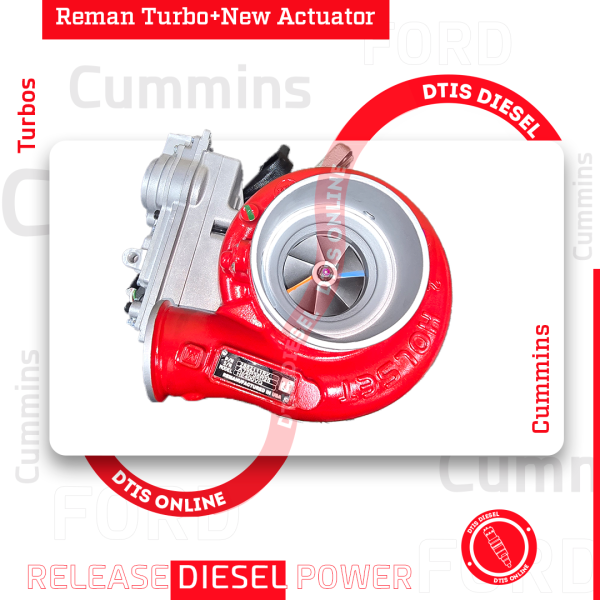 REBUILT 2882111RX CUMMINS ISX15 HE400VG/HE451VE TURBO DIESEL - $2,900.00+$600.00 CORE DEPOSIT - NEW CALIBRATED ACTUATOR & INSTALLATION ACCESSORY KIT INCLUDED <b style="color: red;">(Offer $2,465 + $600 Core)</b> - Image 2