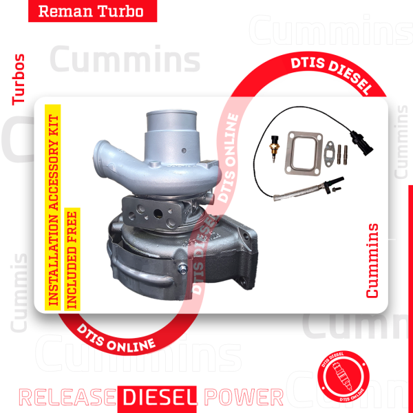 #5326680 REBUILT TURBO DIESEL FOR CUMMINS ISL-ISC – $1,800.00+$600.00 CORE DEPOSIT <b style="color: red;">(Offer $1,530 + $600 Core)</b>