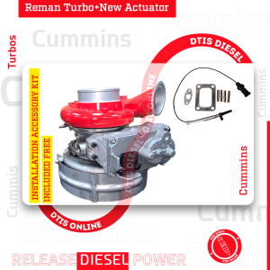 CUMMINS 6.7 REBUILT TURBO #5604175 – $2,900.00+$600.00 CORE – WITH NEW CALIBRATED ACTUATOR INCLUDED <b style="color: red;">(Offer $2,465 + $600 Core)</b>