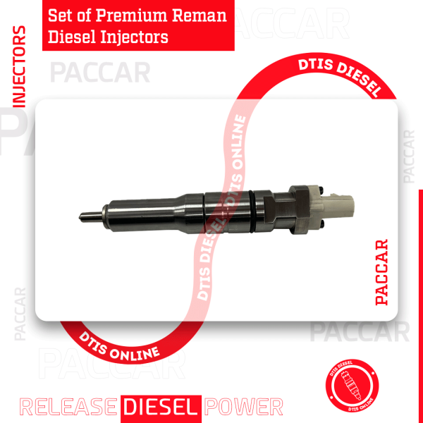 1974030 Set of Premium Reman Diesel Injectors MX13 & MX10  – 6 Injectors Set – $1,800.00 + $1,200.00 Core Free Shipping in all orders - Image 3