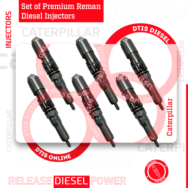 10R5503 - Set of Premium Reman Diesel Injectors - 6 Injectors Set - $1,800.00 + $1,200.00 Core Free Shipping in all orders