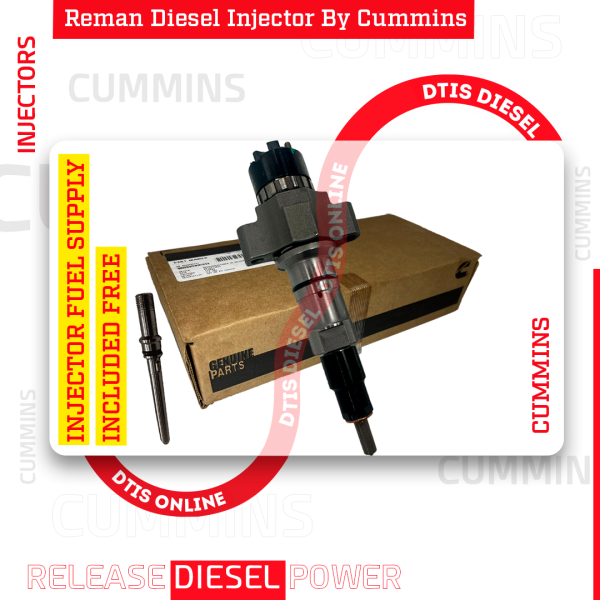 5579409 ISL - REMAN DIESEL INJECTOR BY CUMMINS - INJECTOR FUEL SUPPLY INCLUDED - $1,100.00 +$150.00 Core Charge Free Shipping in all orders <b style="color: red;">(Offer $935.00 + $150 Core)</b>