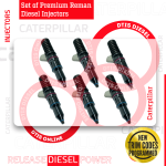 10R6163 (C-15) - SET OF PREMIUM REMAN DIESEL INJECTORS - 6 Injectors Set - $1,500.00 + $1,200.00 Core Free Shipping in all orders