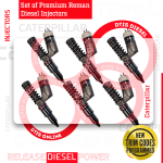 10R7231 (C27/C32 Marine) - Set of Premium Reman Diesel Injectors - 6 Injectors Set - $1,950.00 + $1,200.00 Core Free Shipping in all orders